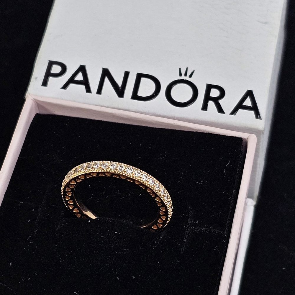 Pandora Rose Gold Pavé Eternity Ring
